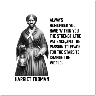 Harriet Tubman - change the world Posters and Art